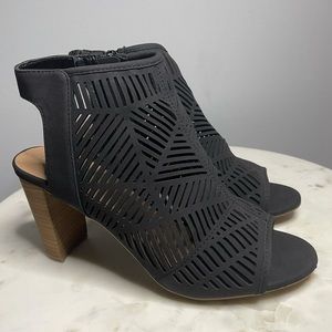 Lane Bryant peep toe booties